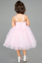 Short Powder Color Girl Dress ABK2571