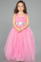 Long Pink Girl Dress ABU3031