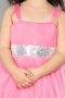 Long Pink Girl Dress ABU3031