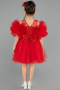 Short Red Girl Dress ABK2572