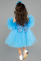Short Blue Girl Dress ABK2572