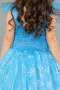 Long Blue Girl Dress ABU5907