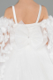 Long White Kid Wedding Dress ABG179