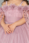 Long Powder Color Kid Wedding Dress ABG179