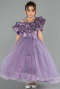 Long Lila Kid Wedding Dress ABG180