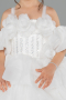 Long White Kid Wedding Dress ABG181