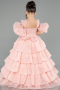 Long Powder Color Kid Wedding Dress ABG184
