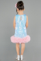 Short Blue Girl Dress ABK2574