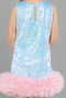 Short Blue Girl Dress ABK2574
