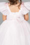 Long Powder Color Girl Dress ABU3722