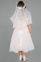 Short Salmon Girl Dress ABK2295