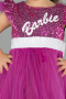 Long Fuchsia Girl Dress ABU4033