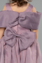 Front Short Back Long Lavender Girl Dress ABO107