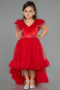Red Long Girl Dress ABU4239