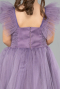 Lavender Long Girl Dress ABU4239