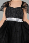 Long Black Girl Dress ABU3566