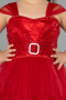 Front Short Back Long Red Girl Dress ABO105