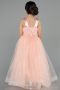 Long Salmon Girl Dress ABU3909