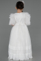 Long White Girl Dress ABU3046