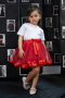 Red Girls Skirt KT112