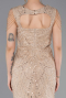 Long Gold Beaded Evening Dress ABU5914
