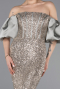 Mint Strapless Sleeve Accessories Long Scaly Evening Gown ABU4308