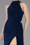 Long Navy Blue Prom Gown ABU5918