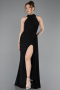 Long Black Prom Gown ABU5918