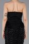 Long Black Scaly Evening Dress ABU5919