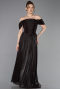 Long Brown Chiffon Prom Gown ABU5920