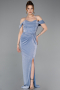 Long Indigo Prom Gown ABU5925