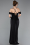 Long Black Prom Gown ABU5925