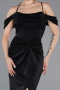 Long Black Prom Gown ABU5925