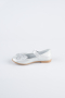 Silver Crystal Flat Shoe OR3100