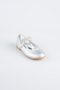 Silver Patterned Flat Shoe ORS3101