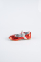 Red Patterned Flat Shoe ORS3101
