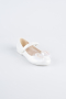 Pearl Plaster Fabric Flat Shoe SE1