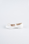 Pearl Plaster Fabric Flat Shoe SE1