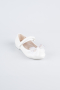 White Leather Flat Shoe SE2