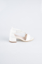 White Leather Girl Dress SE796