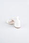 White Leather Girl Dress SE796