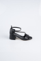 Black Leather Girl Dress SE796