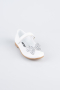 White Patent Leather Flat Shoe ORR3100