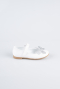 White Patent Leather Flat Shoe ORR3100