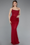 Long Burgundy Dantelle Mermaid Prom Dress ABU5933