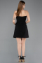 Short Black Cocktail Dress ABK2582