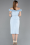 Midi Light Blue Cocktail Dress ABK2583