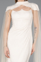 Long Beige Dantelle Evening Dress ABU5941