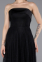 Long Black Dantelle Evening Dress ABU5943