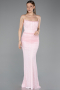 Long Powder Color Dantelle Mermaid Prom Dress ABU5933